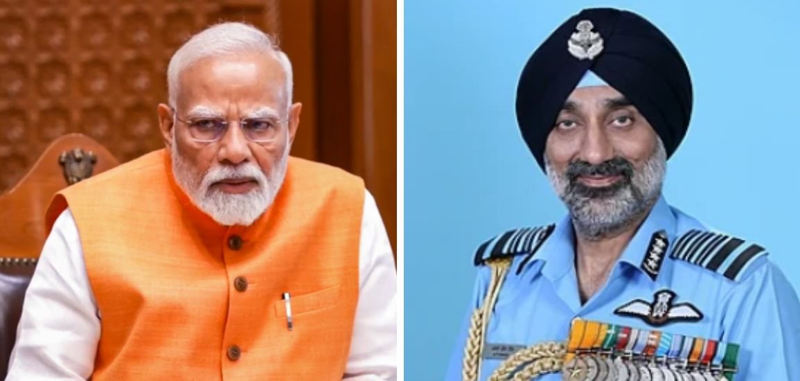 IAF Chief Briefs Prime Minister Modi on Force Readiness Following Pahalgam Attack