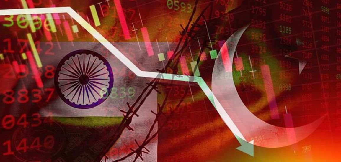 Sensex Falls 800 Points Amid India-Pakistan Military Escalation