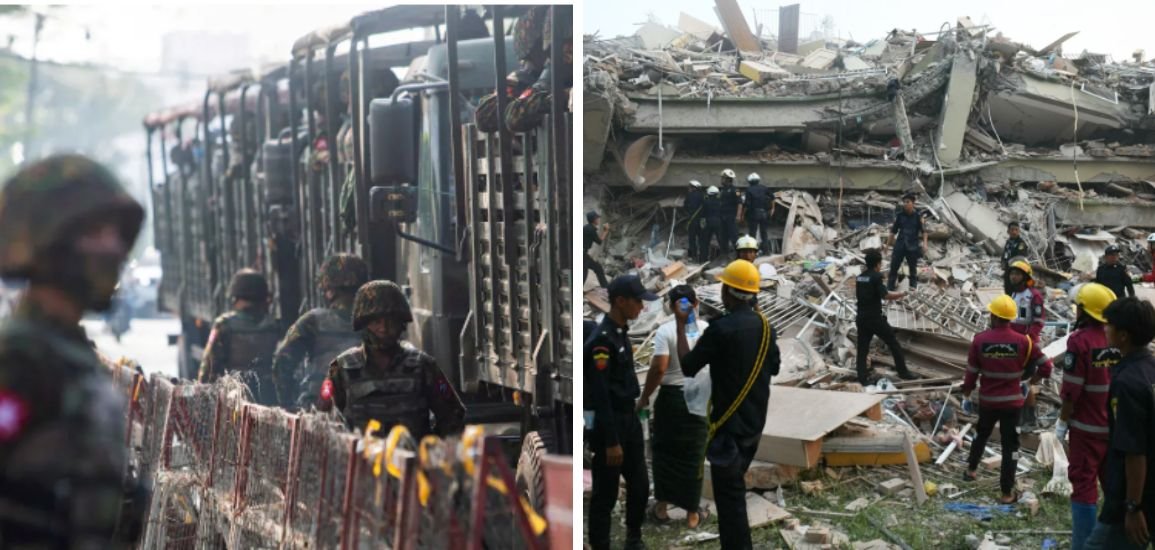 Myanmar Military Continues Airstrikes As Deadly Earthquake Hits Myanmar