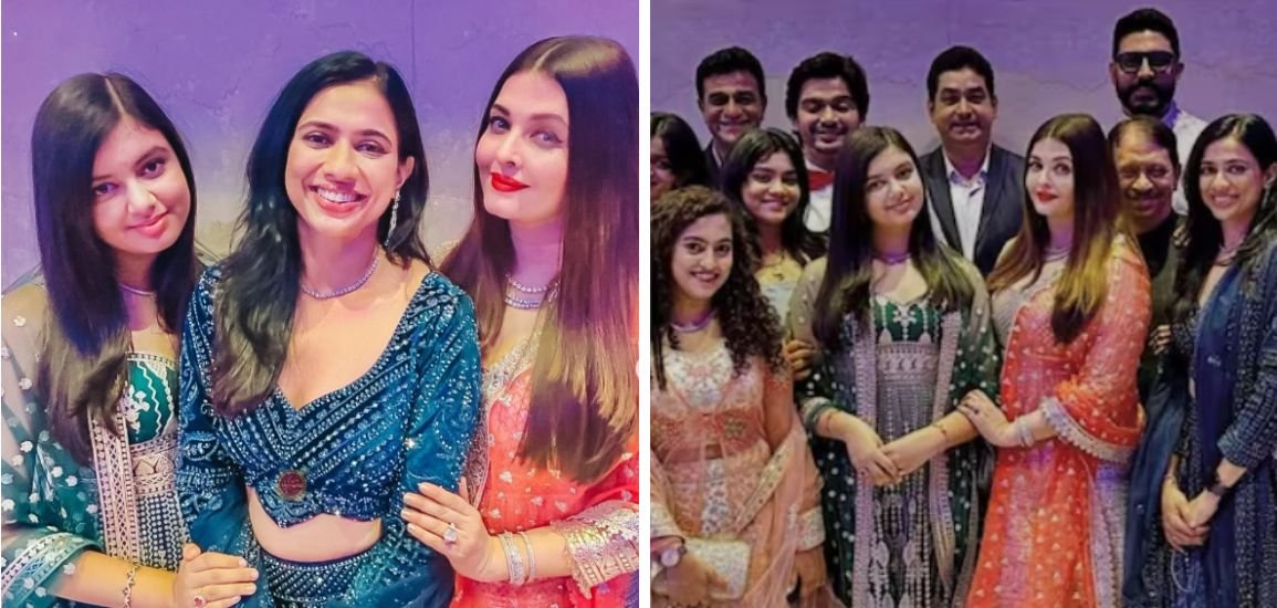 Aishwarya Rai and Abhishek Bachchan Danced to “Kajra Re” at a Family Wedding Function Amid Divorce Rumors.