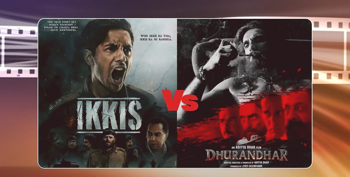 Ikkis opens to ₹7 crore on Day 1 — beats Tu Meri Main Tera but trails Dhurandhar