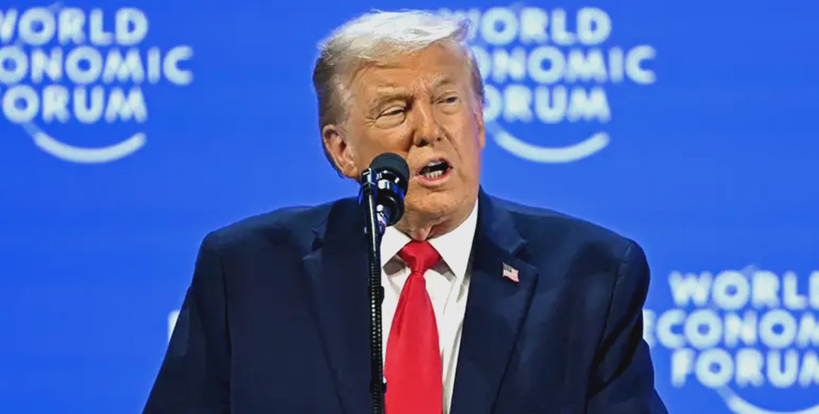 Trump Backs Off Tariffs, Rules Out Force Over Greenland in Davos Speech