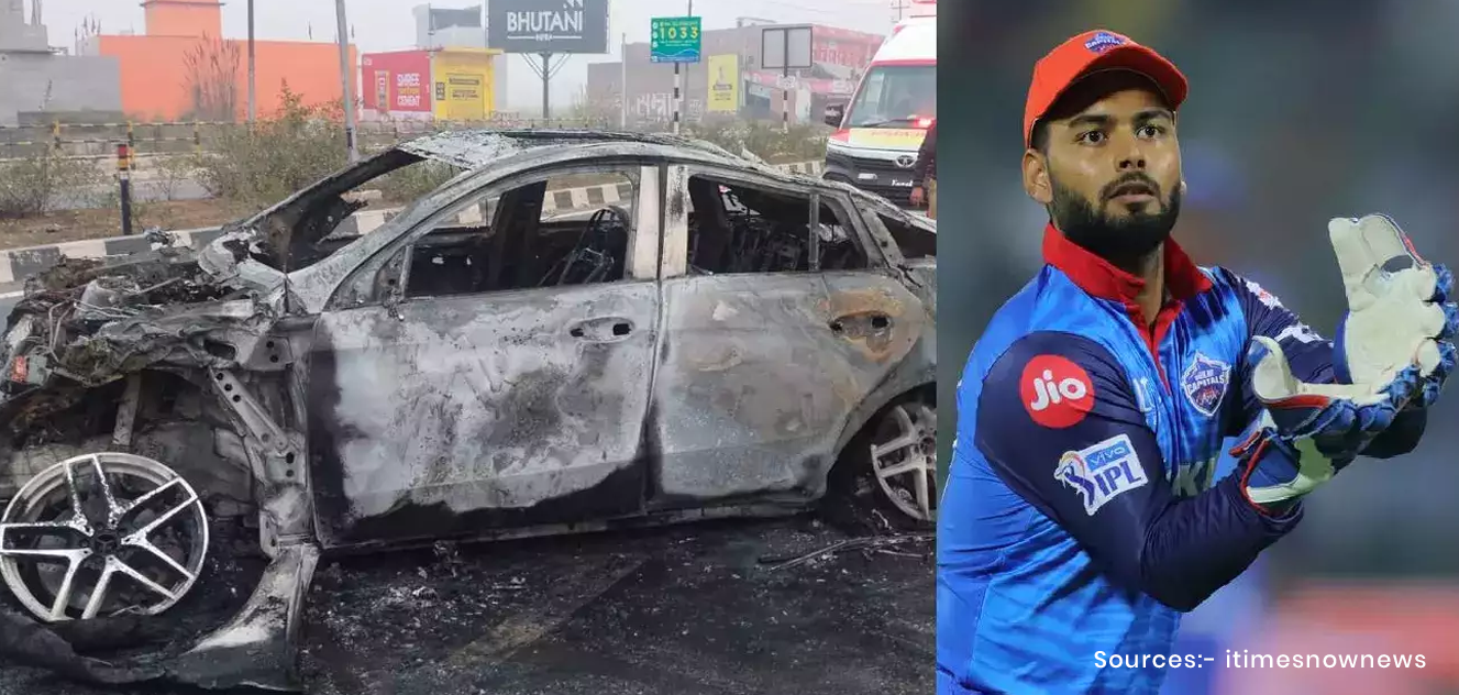 Rishabh Pant Meets with a Car Accident in Haridwar, Sustained Several Injuries but is Out of Danger
